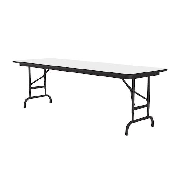 CFA Adjustable HPL Folding Tables 24x72 White